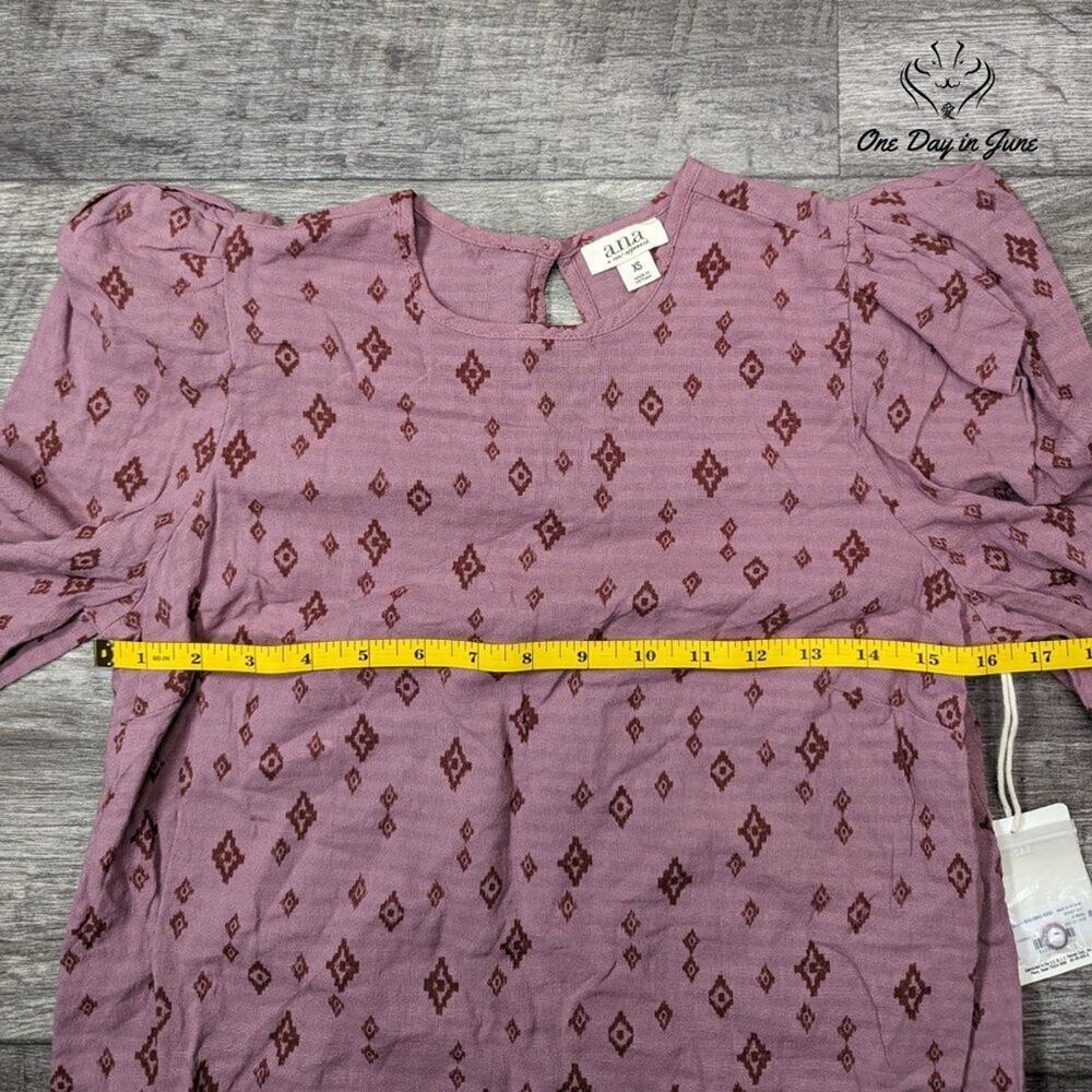 A.n.a Ruffle Shoulder Top Size XS - Picture 3 of 5